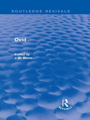 cover image of Ovid (Routledge Revivals)